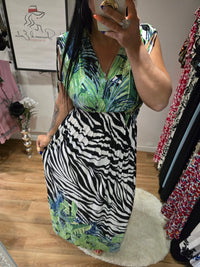 Robe taille magique ZÉLIANE verte