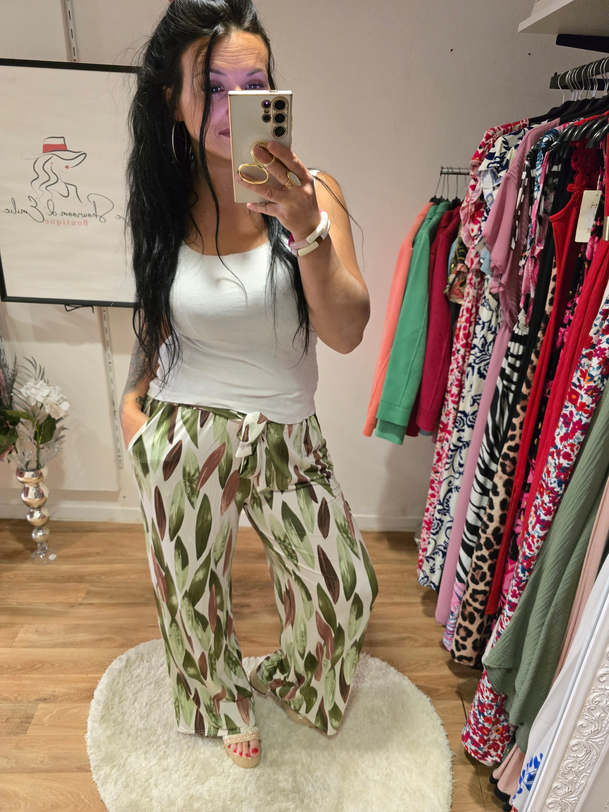 Pantalon ALBANE vert