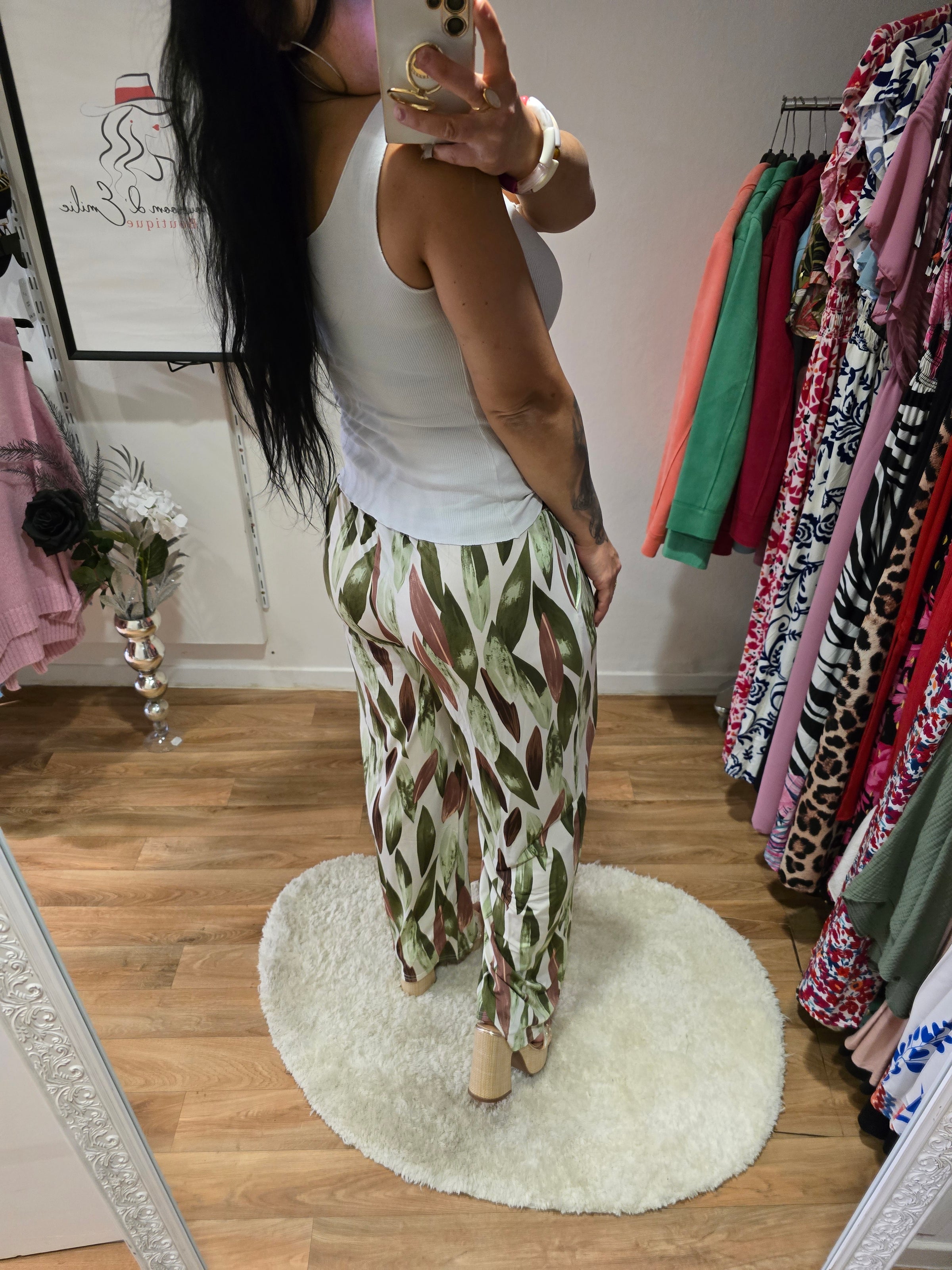 Pantalon ALBANE vert