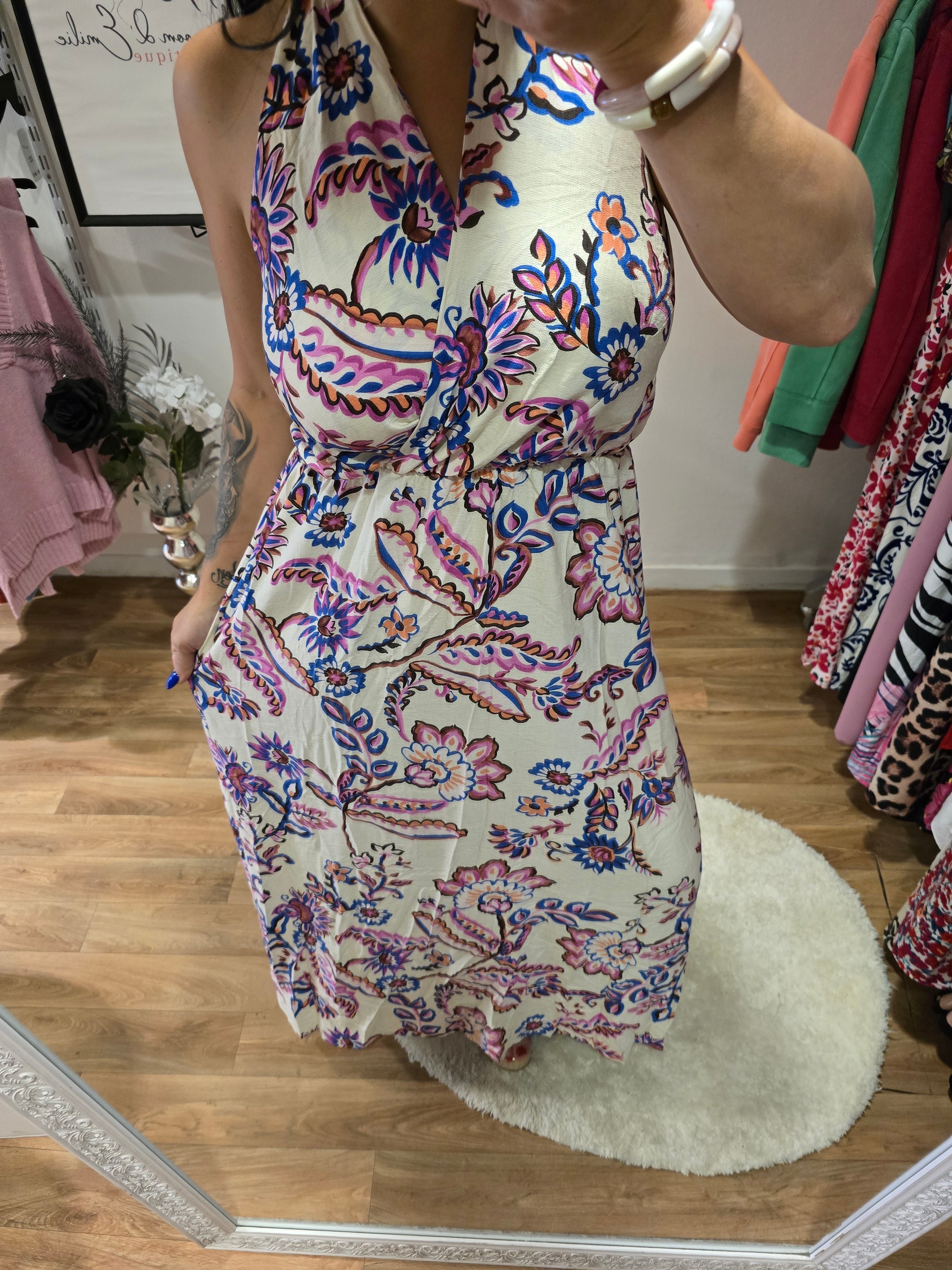 Robe dos nu FLEUR