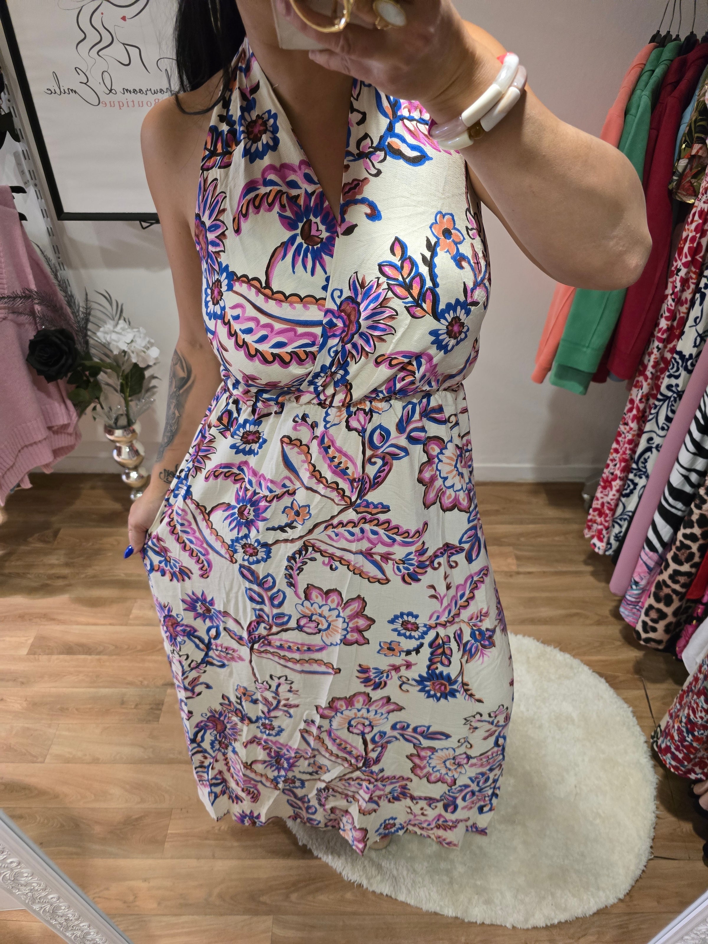 Robe dos nu FLEUR