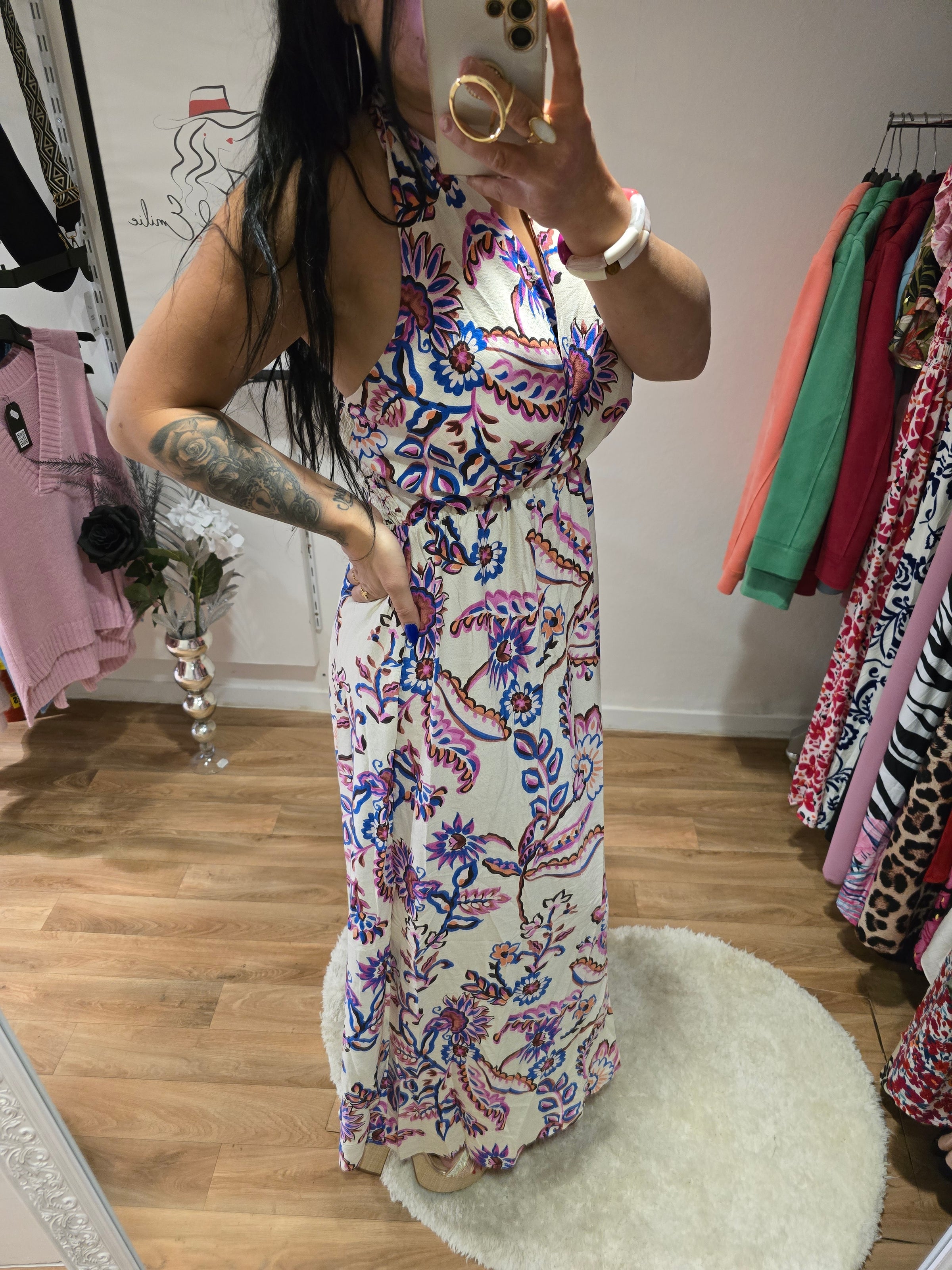 Robe dos nu FLEUR
