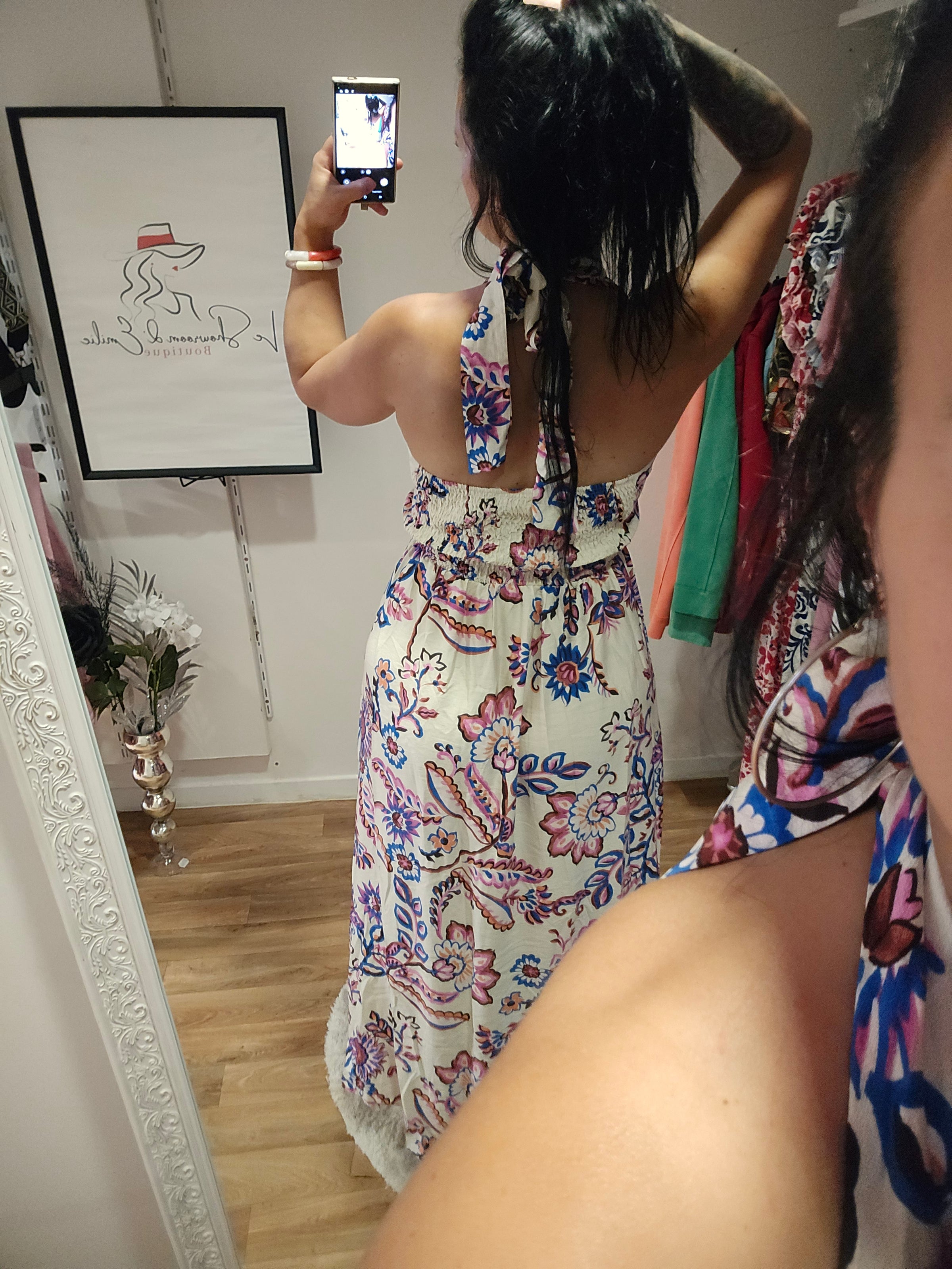 Robe dos nu FLEUR