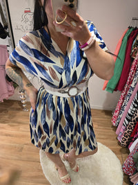 Robe taille magique ALBANE bleu