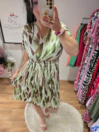 Robe taille magique ALBANE verte