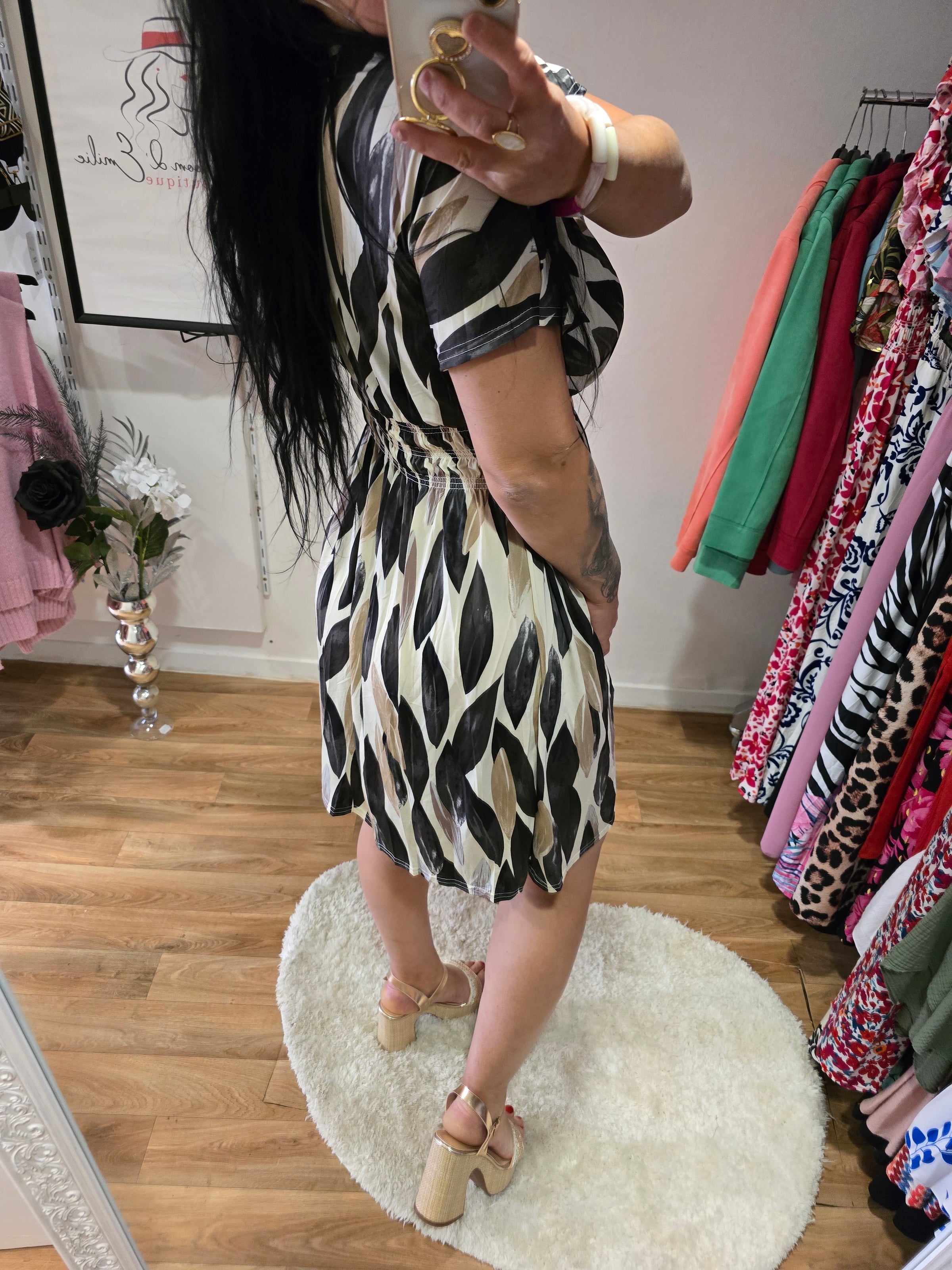 Robe taille magique ALBANE noir