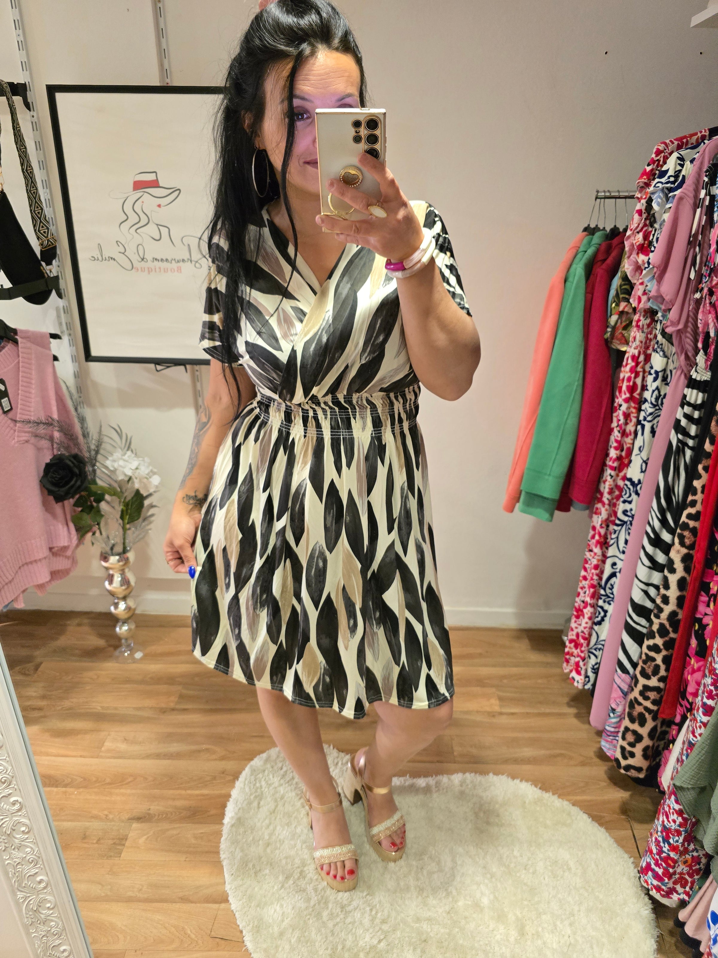 Robe taille magique ALBANE noir