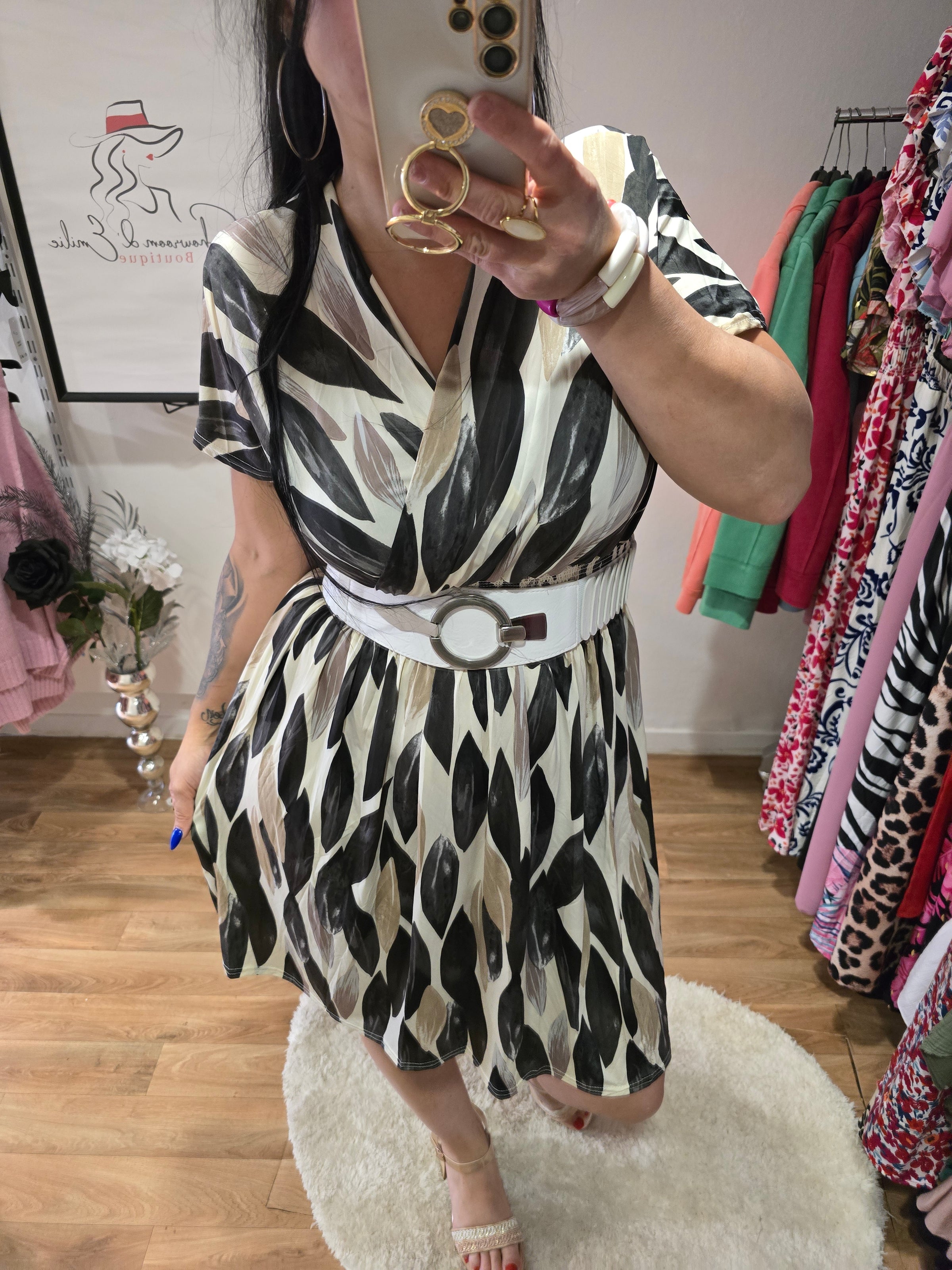 Robe taille magique ALBANE noir