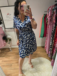 Robe taille magique ARIANE bleu