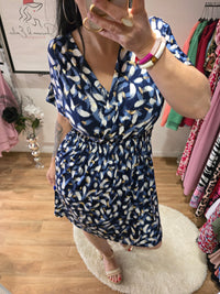Robe taille magique ARIANE bleu