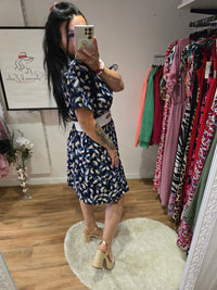 Robe taille magique ARIANE bleu
