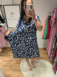 Robe taille magique ARIANE bleu