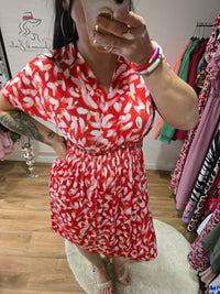 Robe taille magique ARIANE rouge