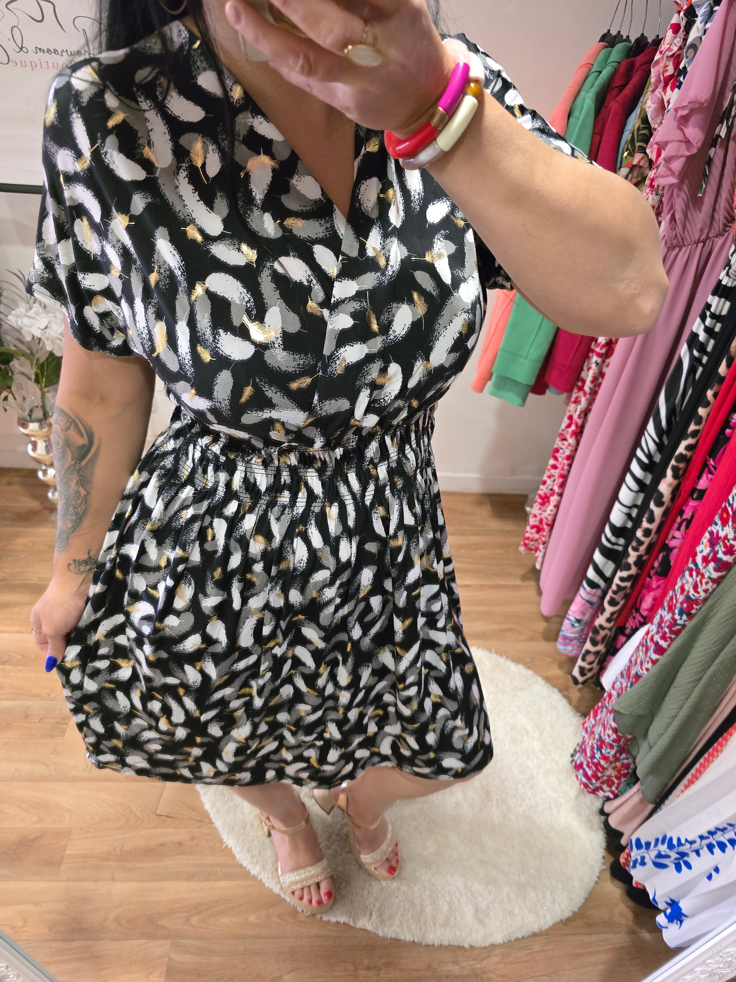 Robe taille magique ARIANE noir