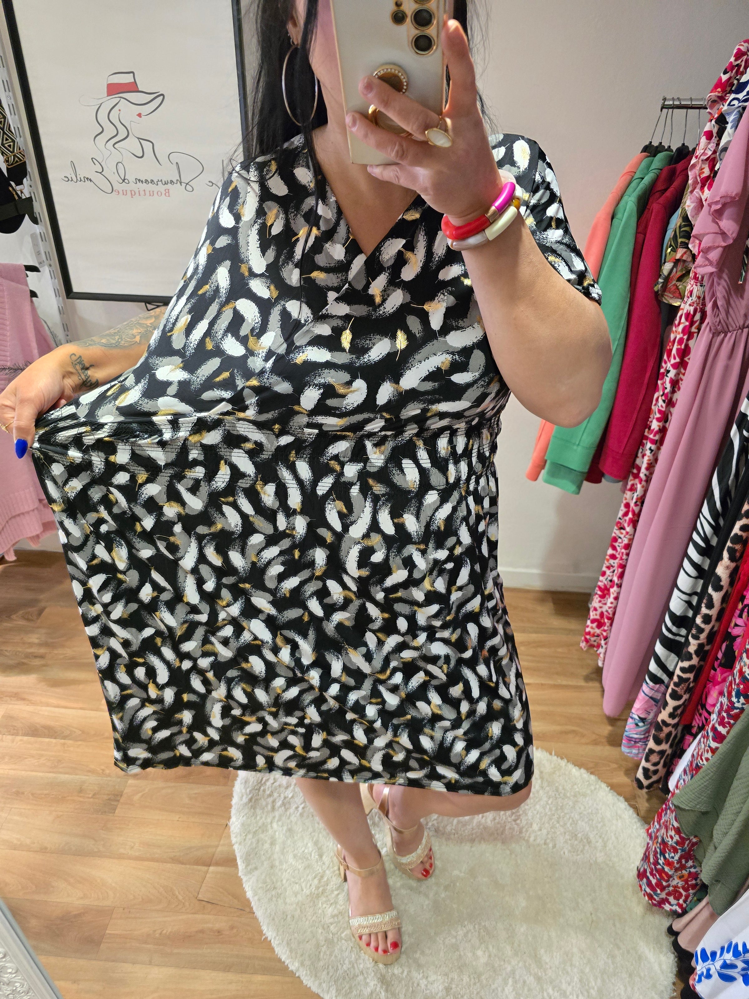 Robe taille magique ARIANE noir