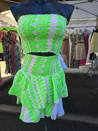 Ensemble bandeau + jupe LEO imprimé