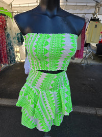 Ensemble bandeau + jupe LEO imprimé
