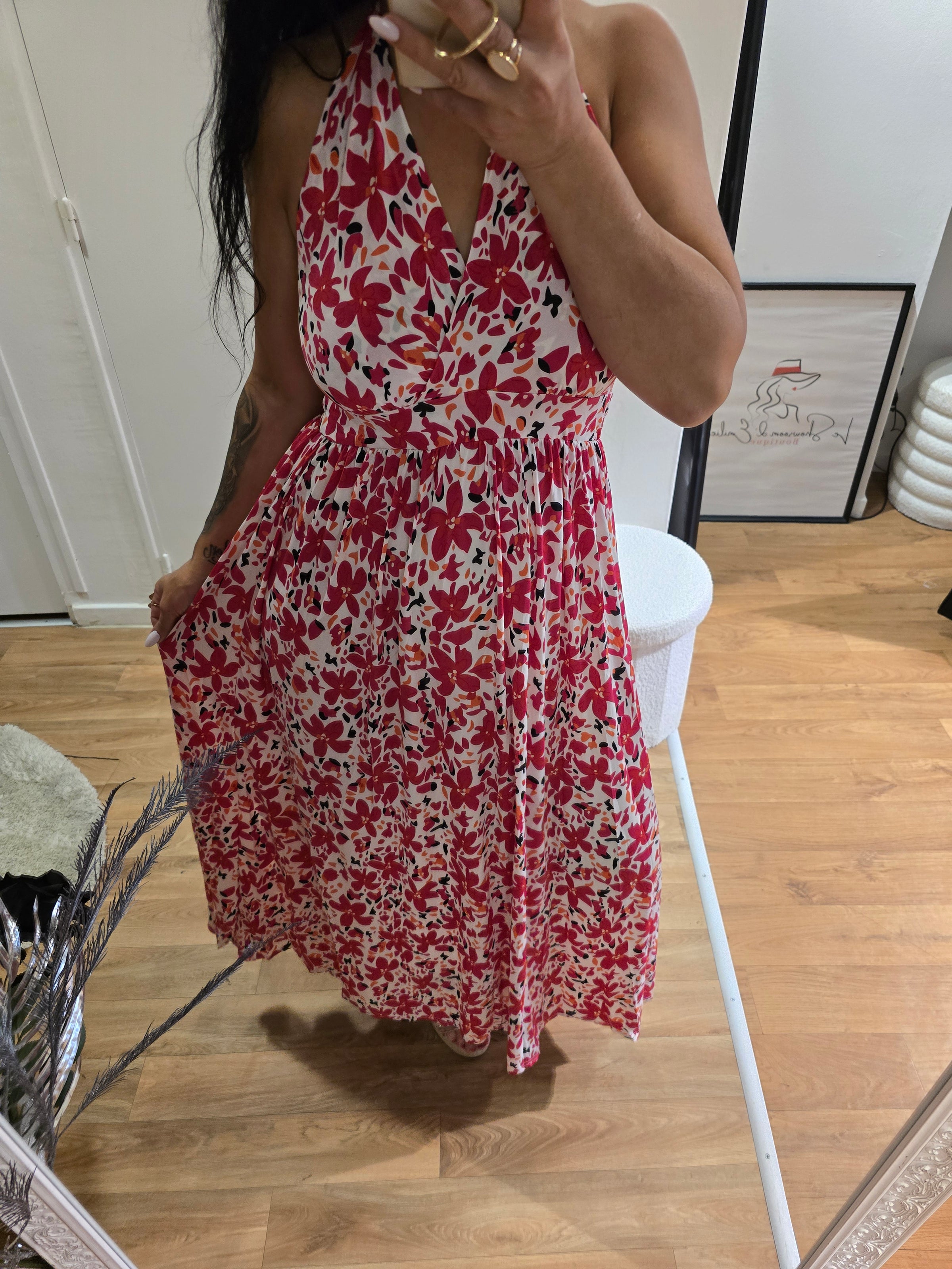 Robe dos nu TINA