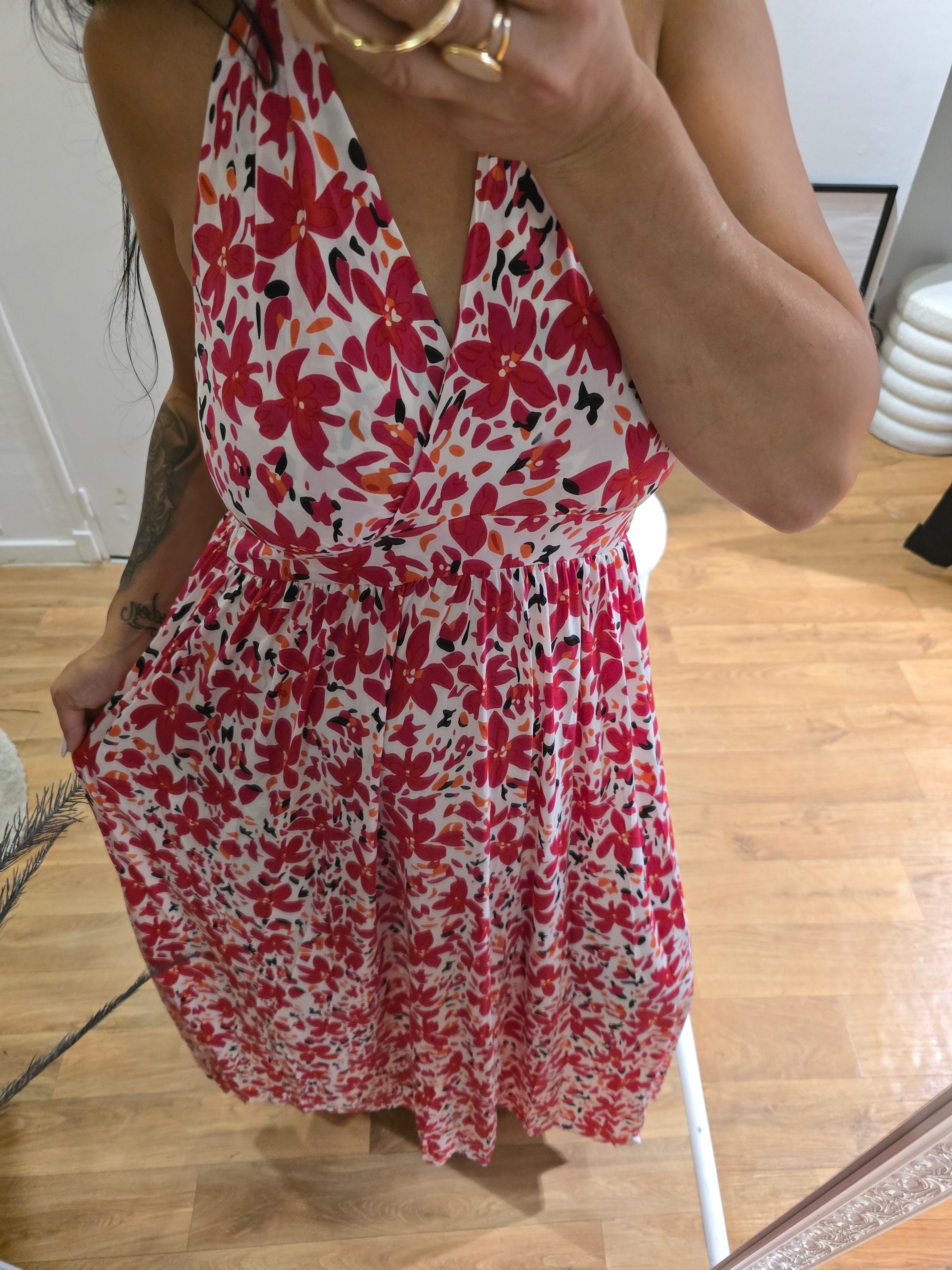 Robe dos nu TINA
