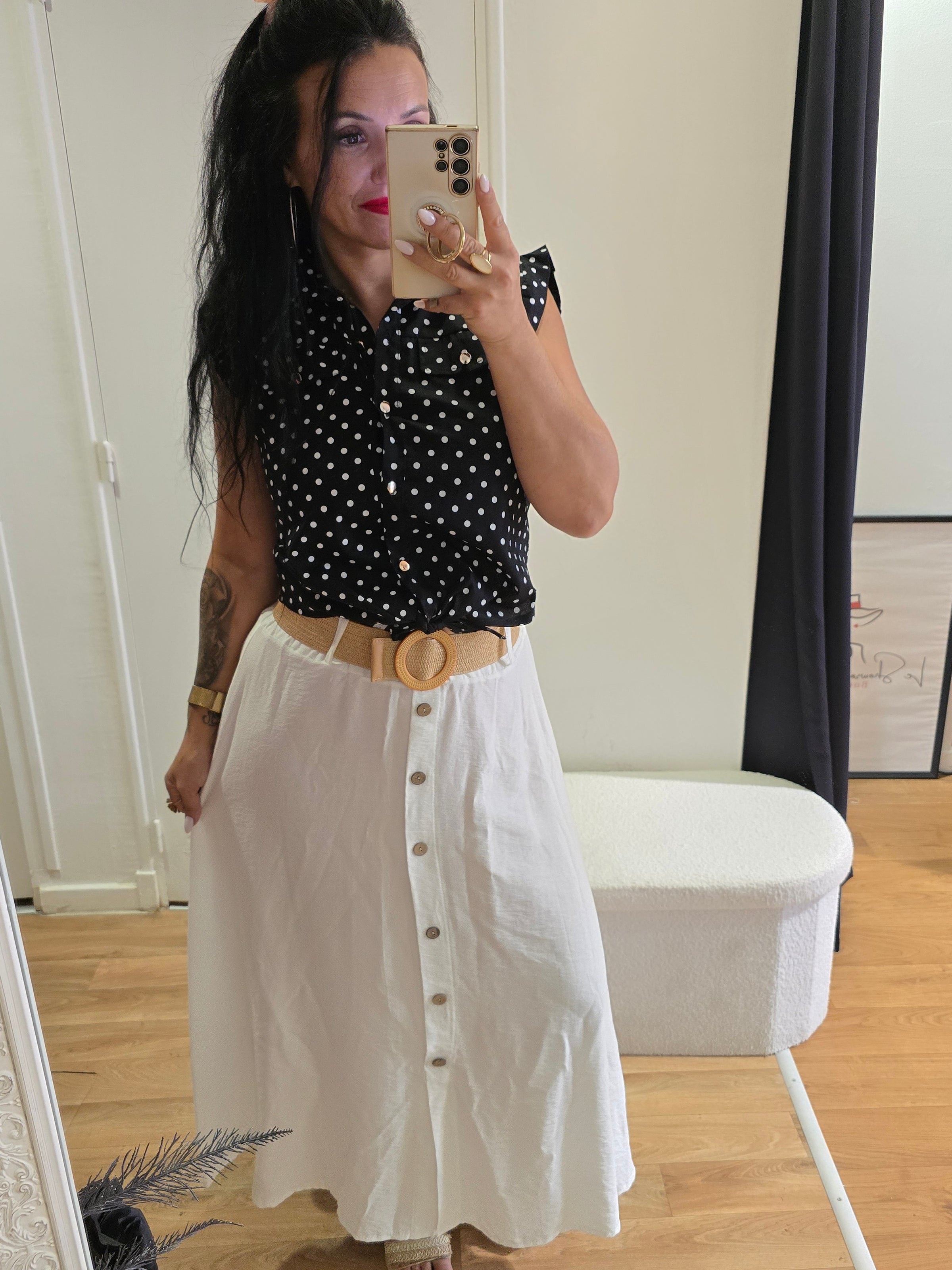 Jupe JADE blanc