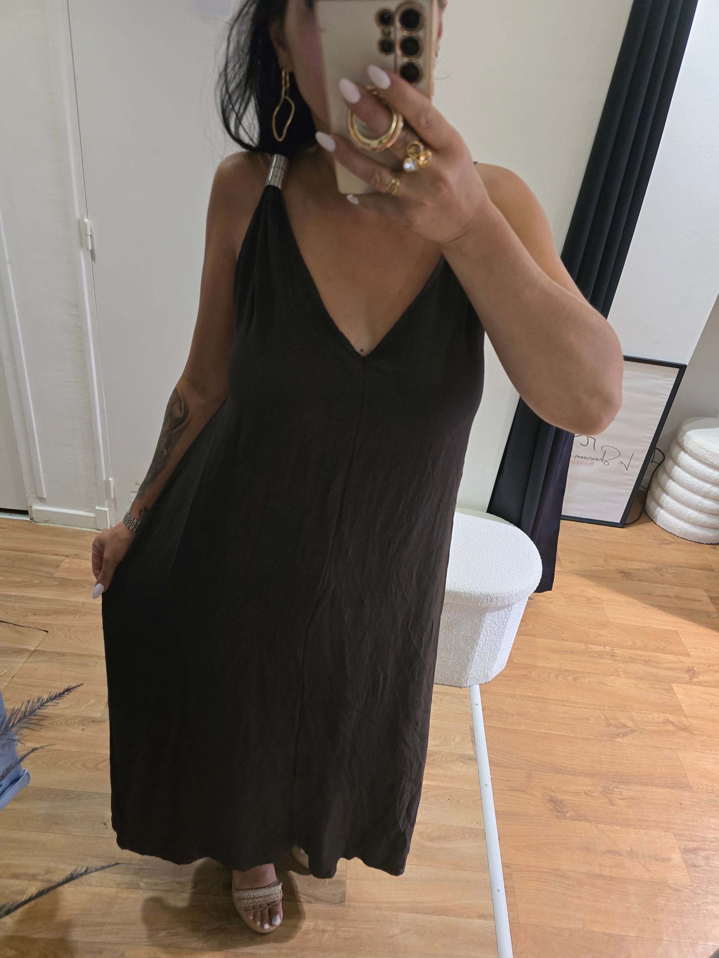 Robe INDILA chocolat