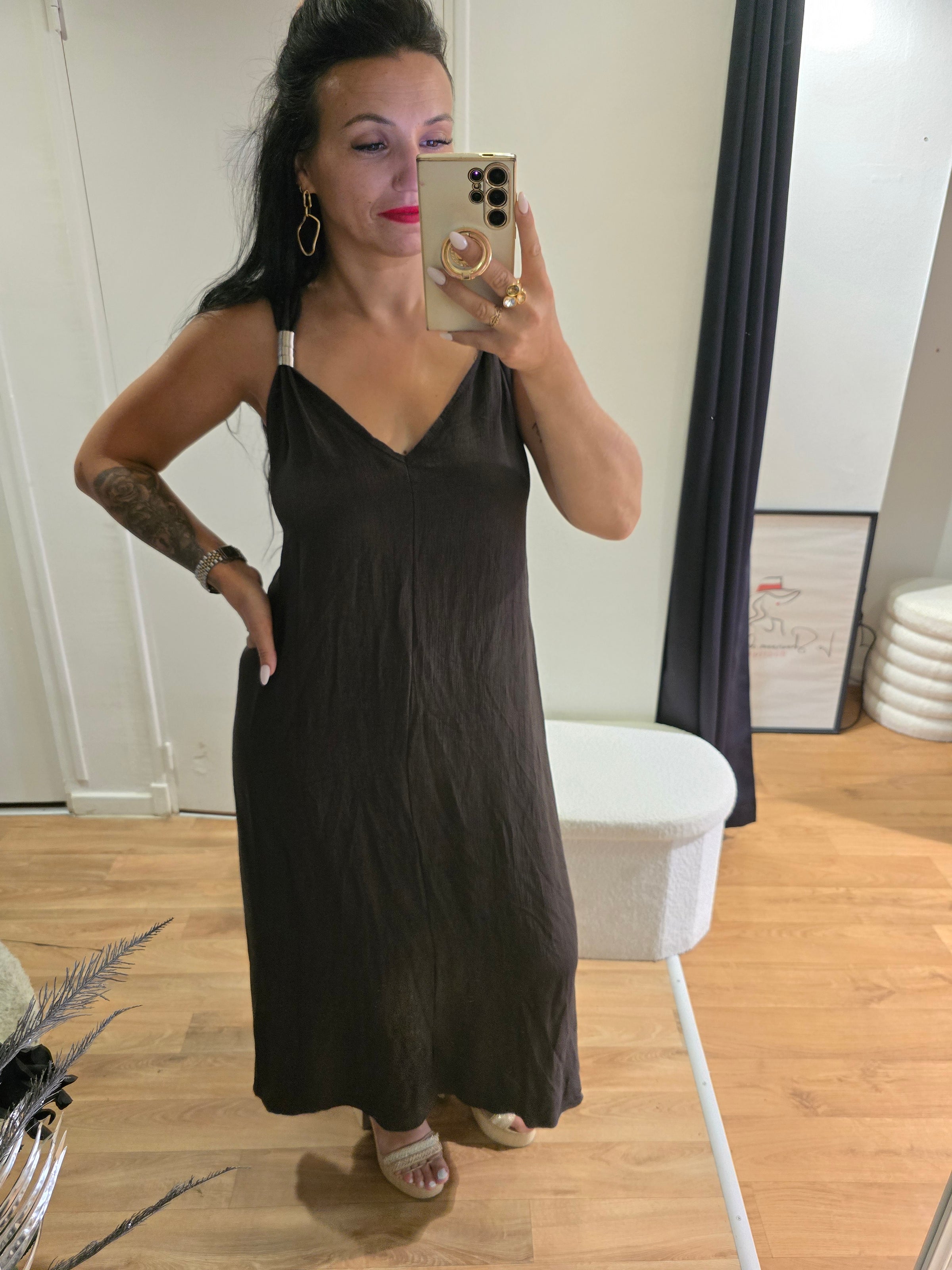 Robe INDILA chocolat