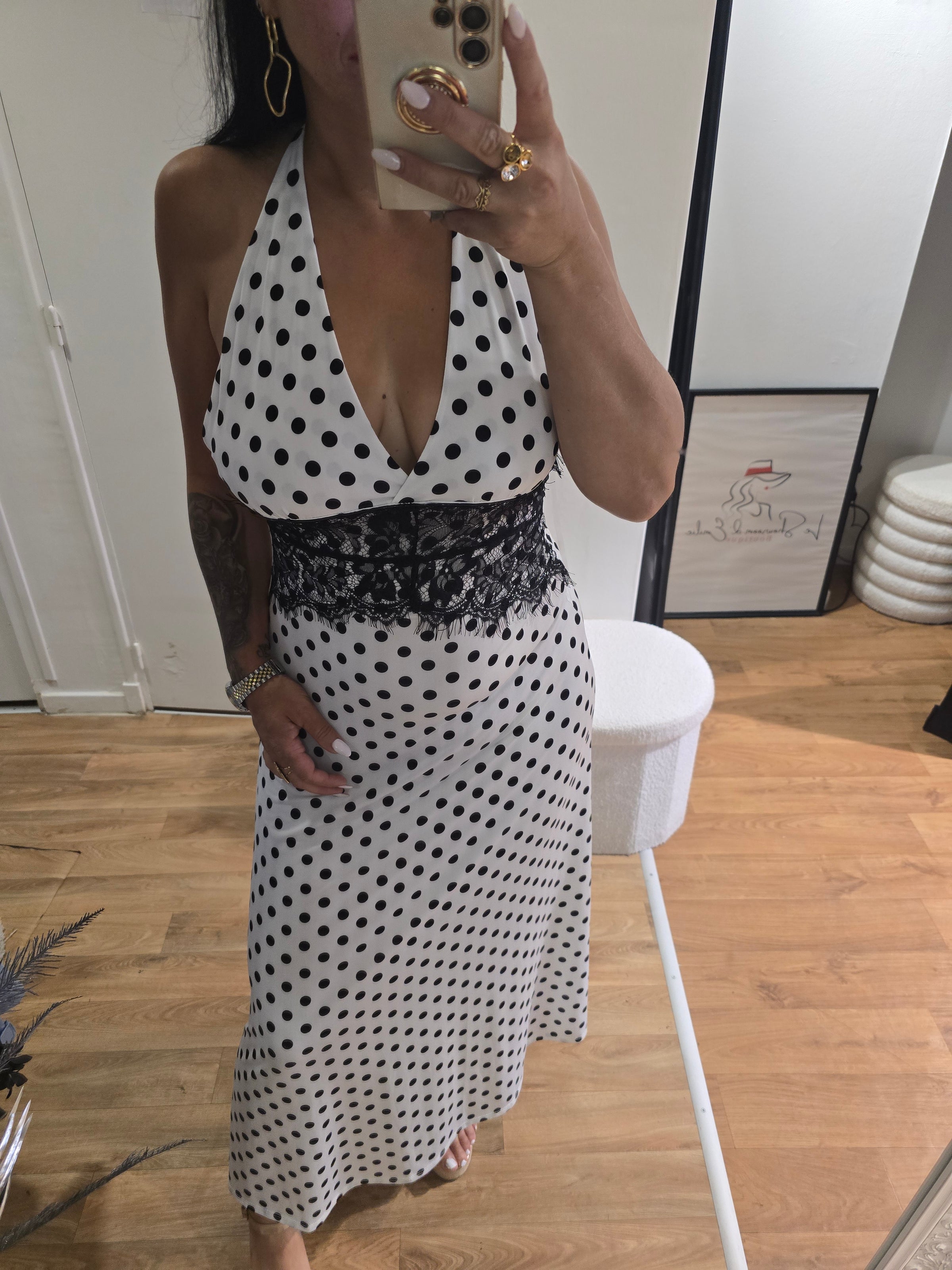 Robe AGATHE blanc