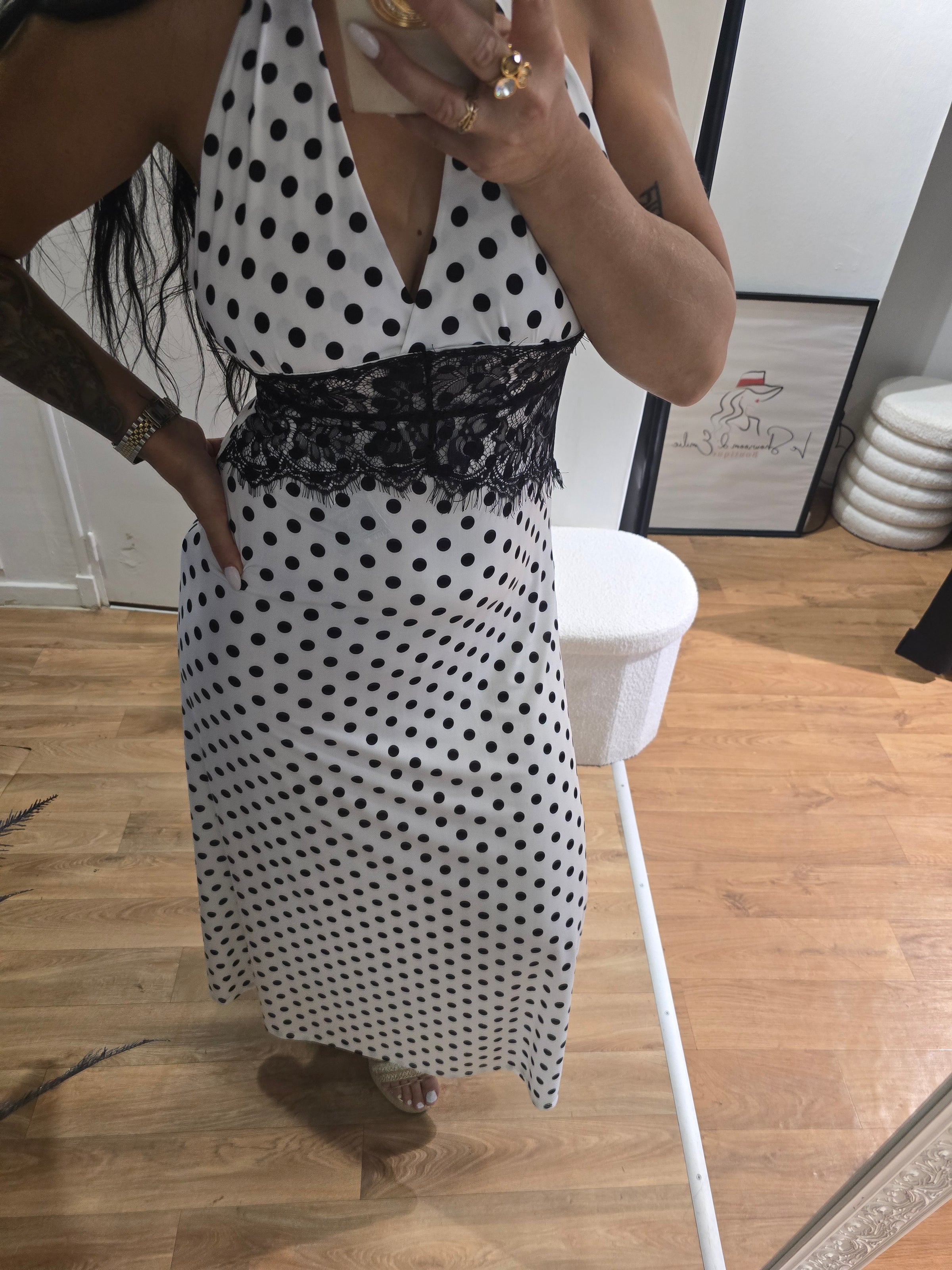 Robe AGATHE blanc