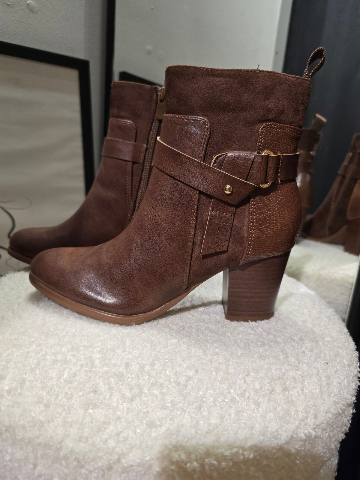Bottines Eloise marron