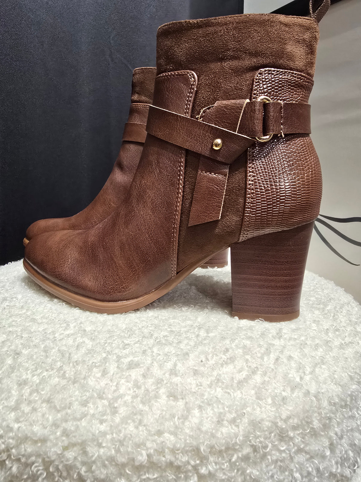 Bottines Eloise marron