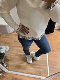 Pull LAURIANE écru