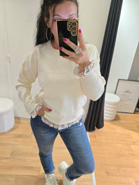 Pull LAURIANE écru