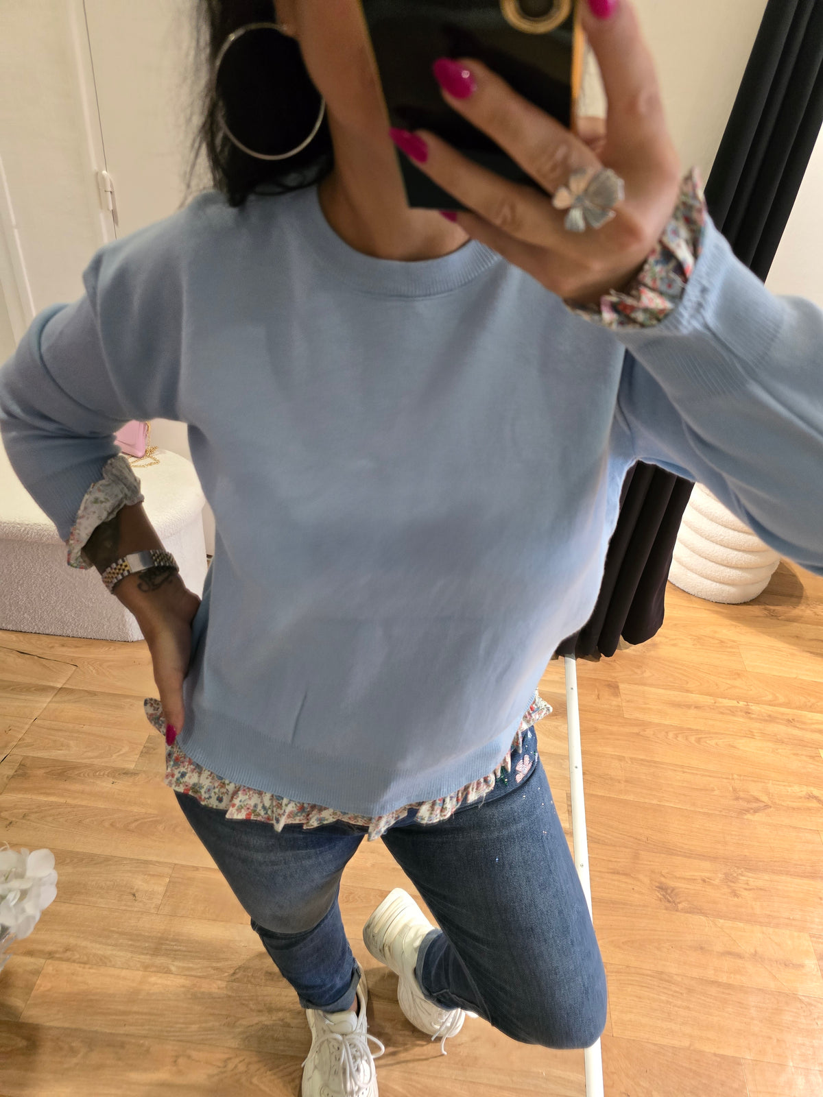 Pull LAURIANE bleu