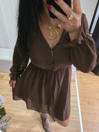 Robe CELESTE marron