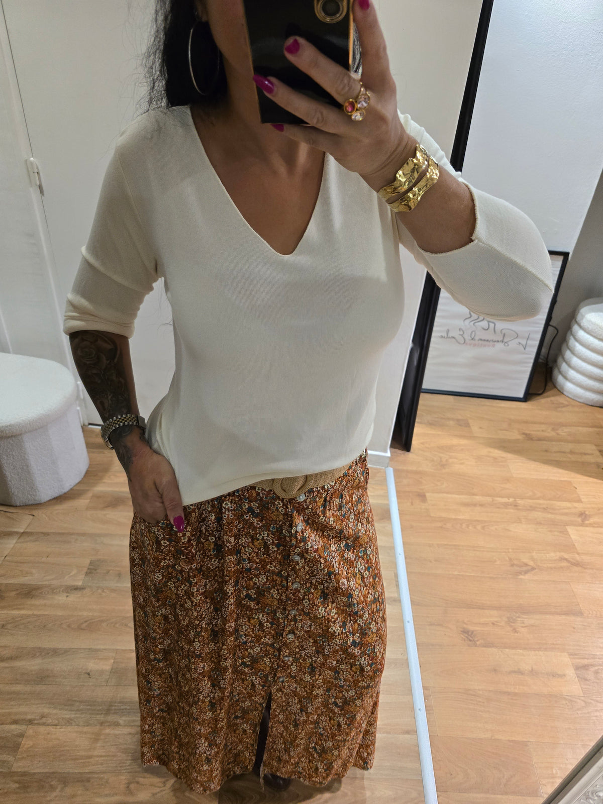 Pull PAM écru