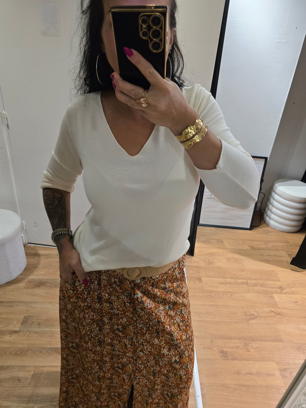 Pull PAM écru
