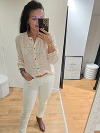 Chemise LOUISE bordeaux