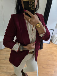 Blazer EMILIE bordeaux