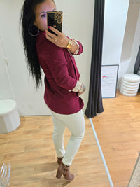 Blazer EMILIE bordeaux