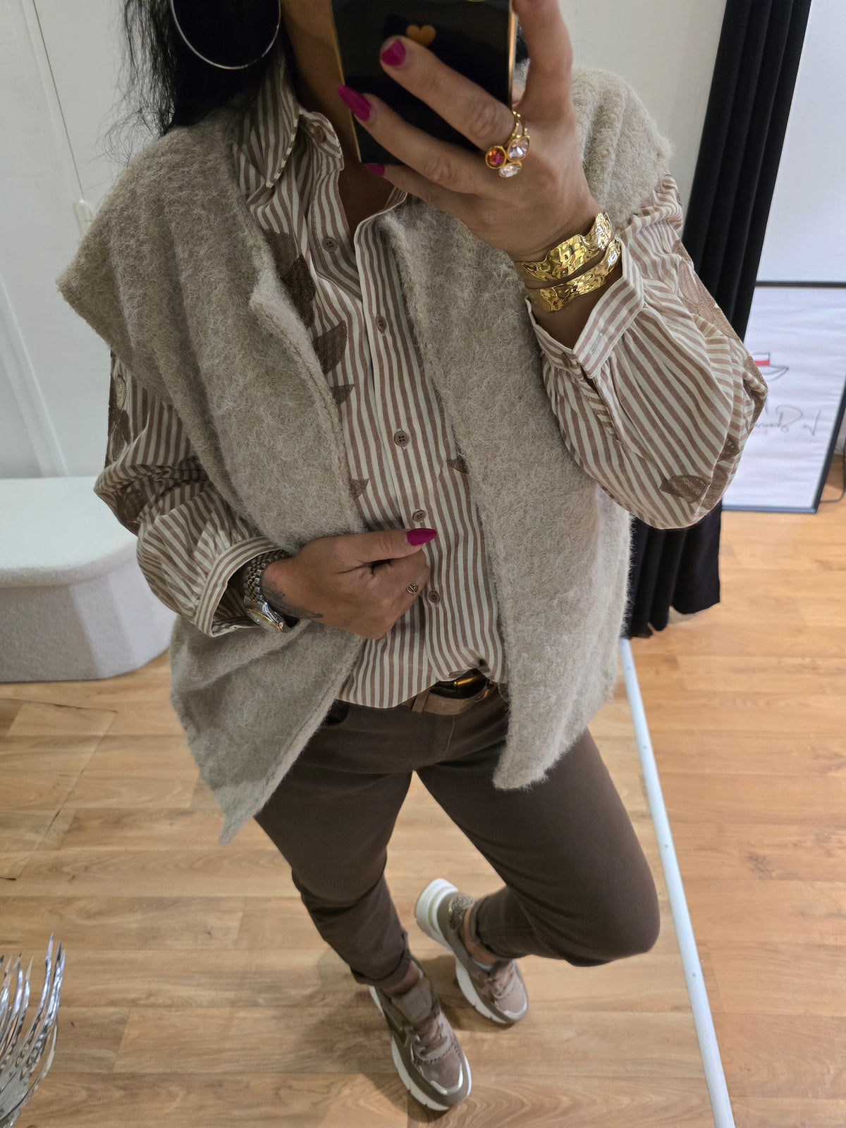 Chemise brodée ANDREA