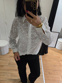 Chemise brodée EGLANTINE