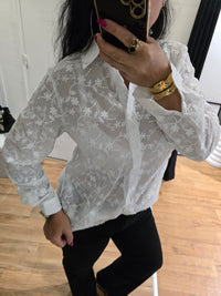Chemise brodée EGLANTINE