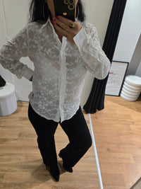 Chemise brodée EGLANTINE