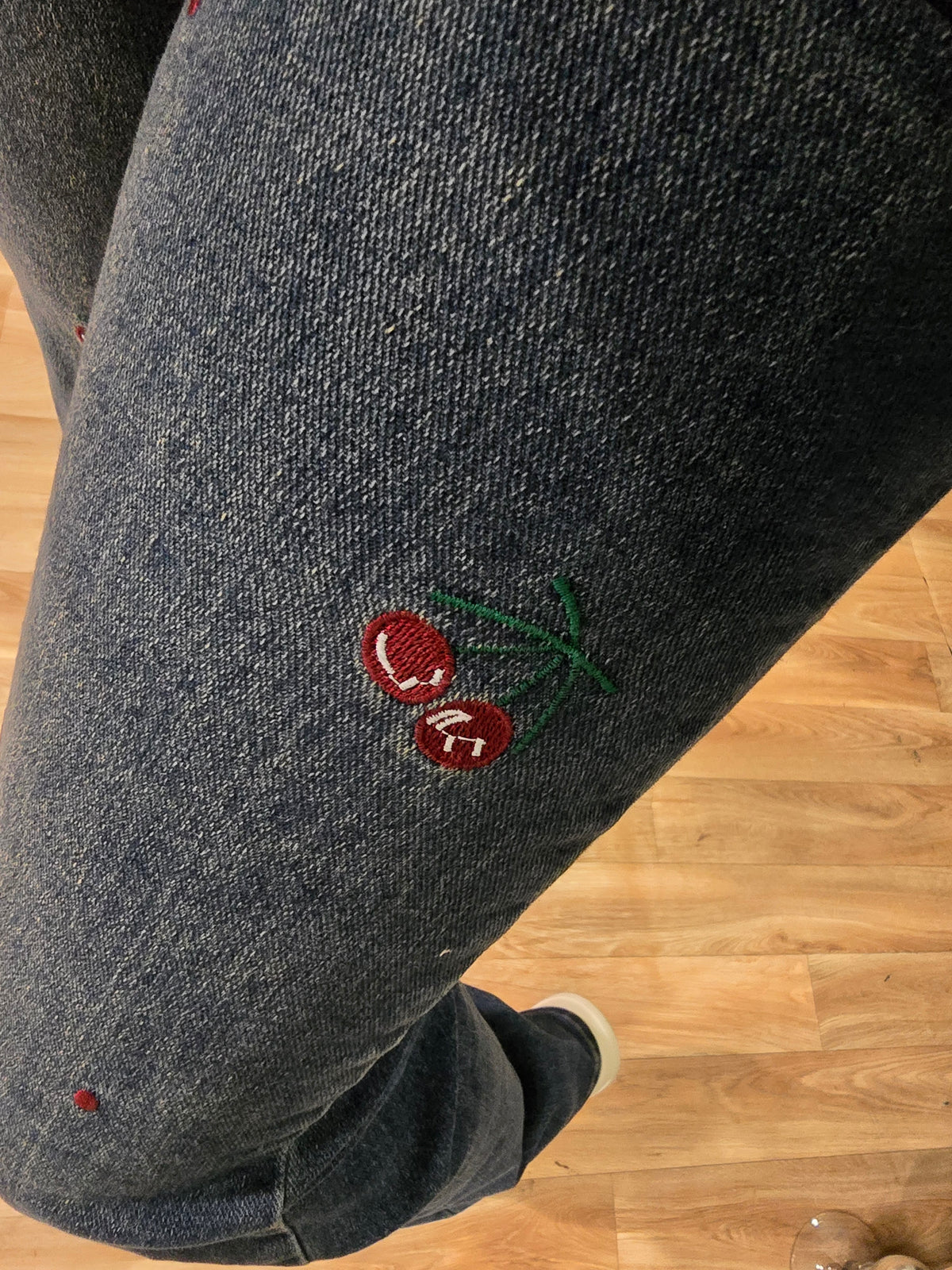 Jeans wide leg CERISE