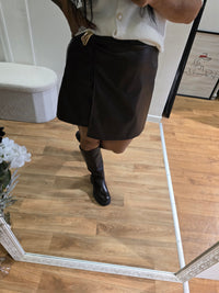 Jupe-short FIDJI marron