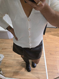 Gilet OMBELINE écru