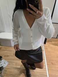 Gilet OMBELINE écru