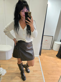 Jupe-short FIDJI marron