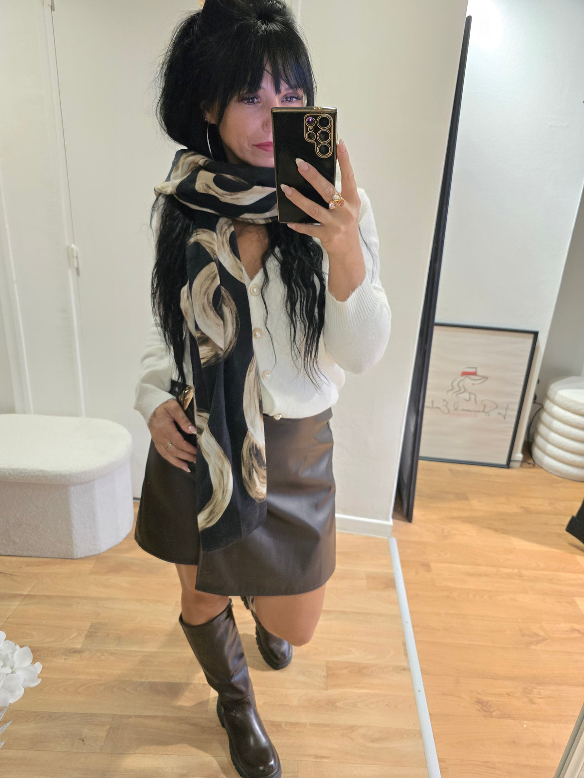 Écharpe CALLIE noire