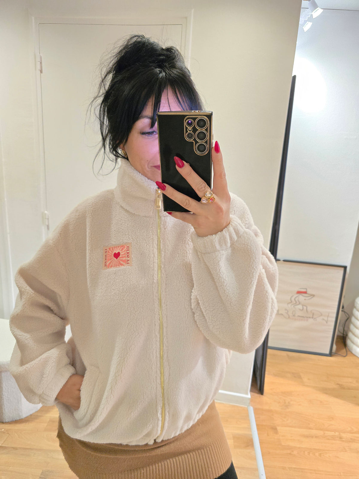 Polaire ZITA beige